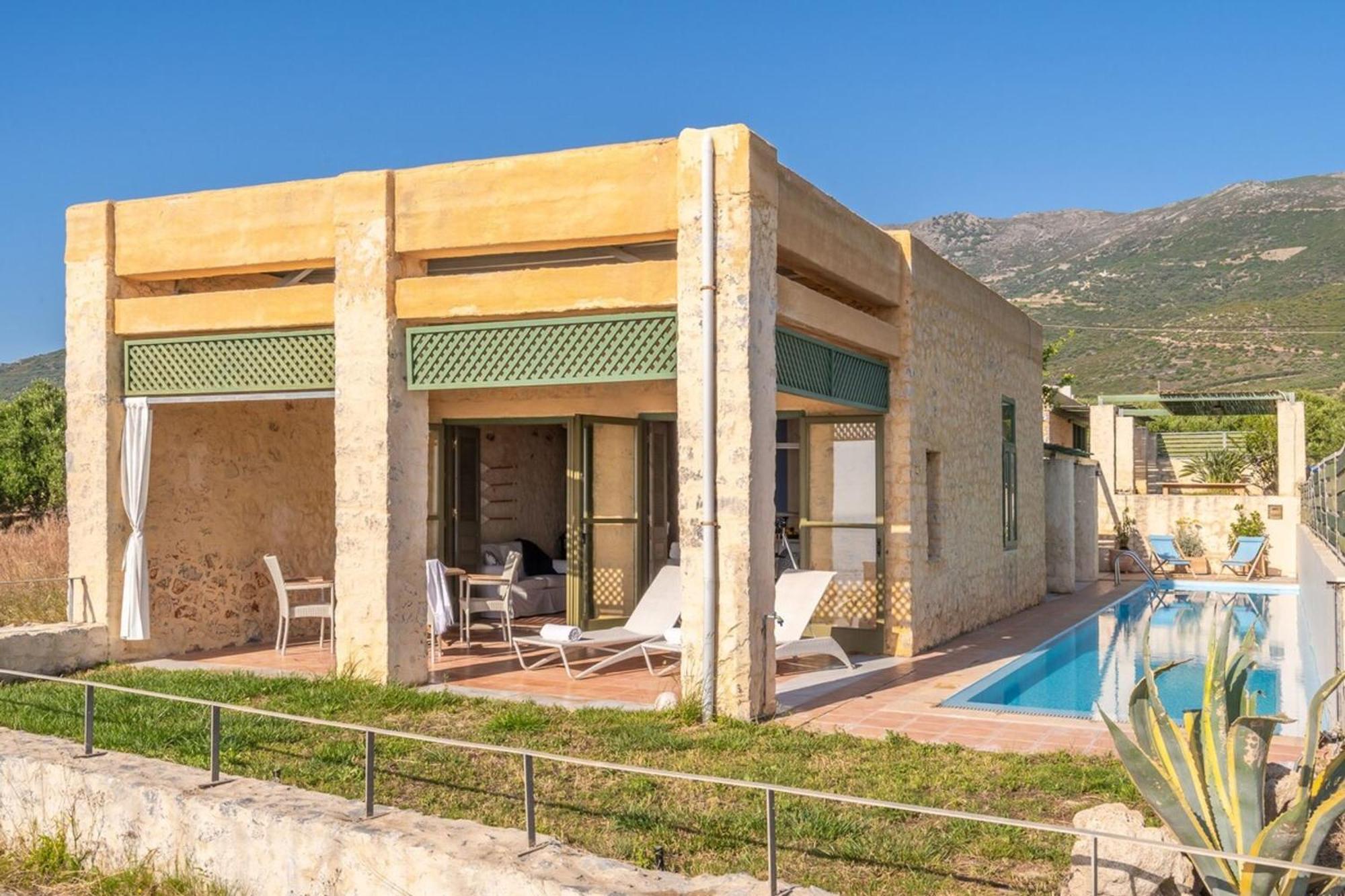 Villa Mediterranea, With Heated Pool Livadia  المظهر الخارجي الصورة