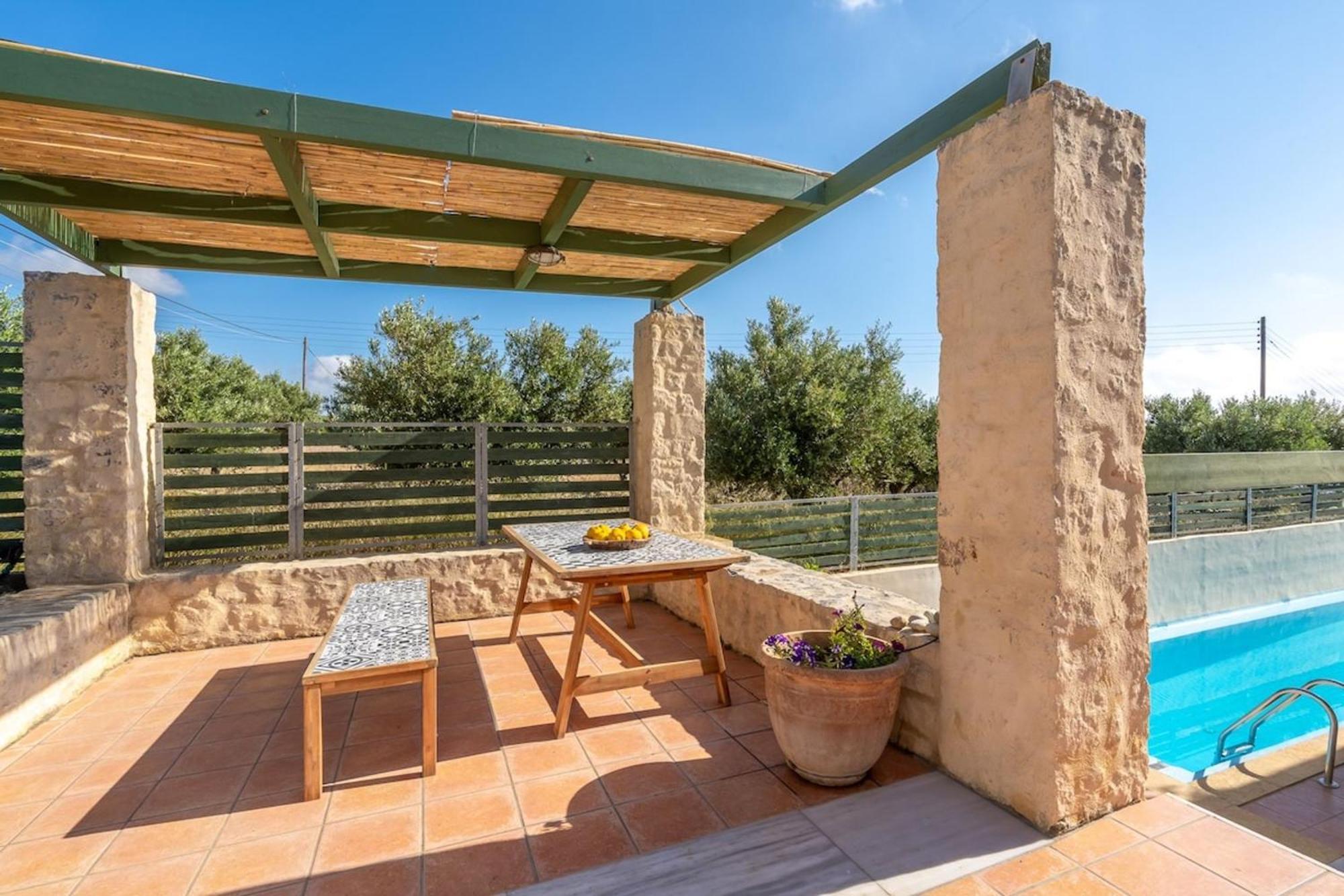 Villa Mediterranea, With Heated Pool Livadia  المظهر الخارجي الصورة